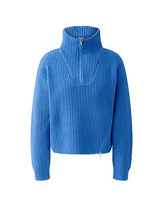 OUÍ | Troyer Pullover | blau